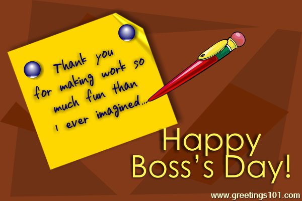 Happy Boss’s Day!