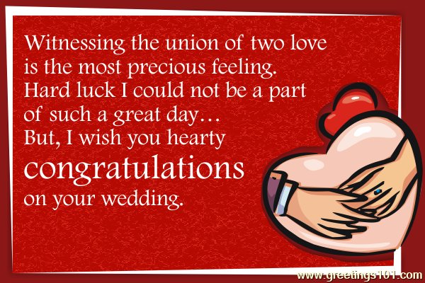 Send Free ECard : Hearty Congratulations from Greetings101.com